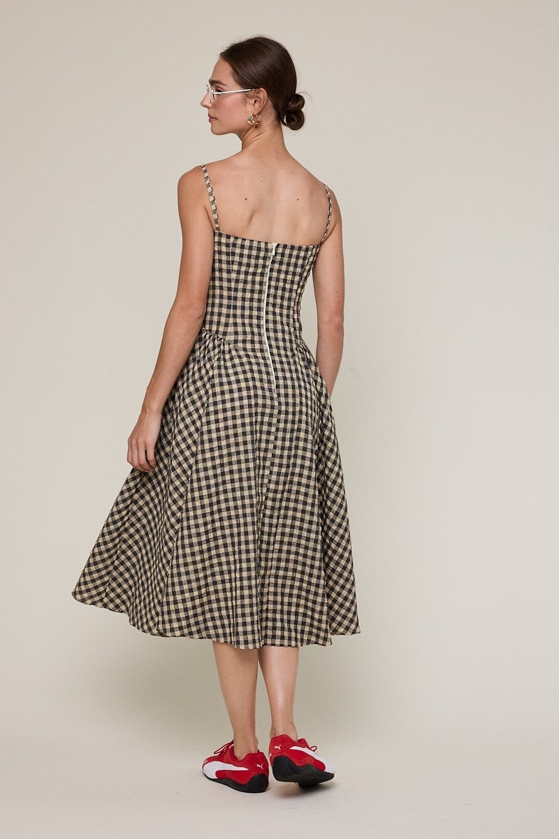 Mall Goth Dreams Midi Dress