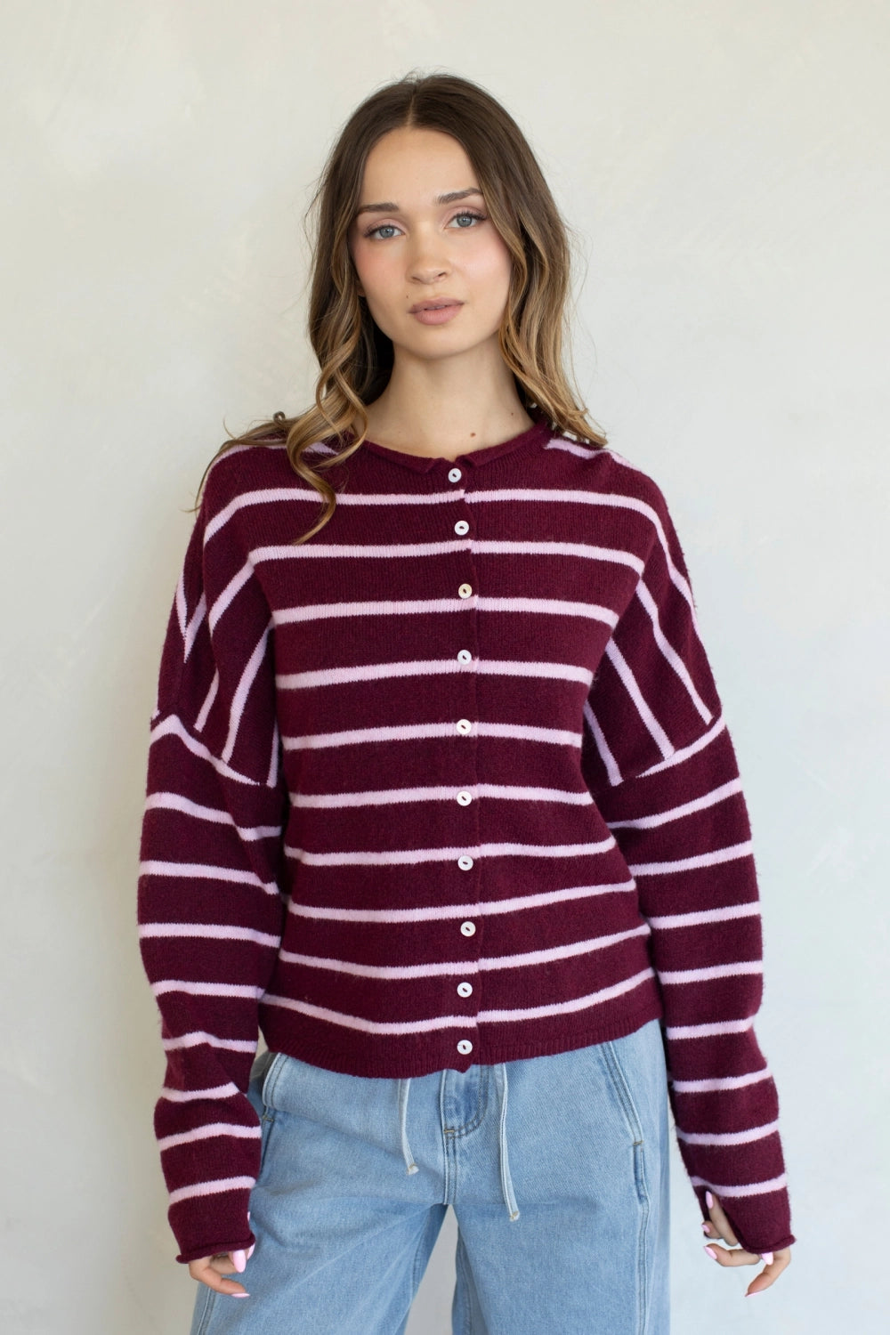 Cabana Striped Piper Cardigan