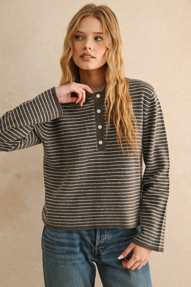 The Guilford Stripe Knitted Top