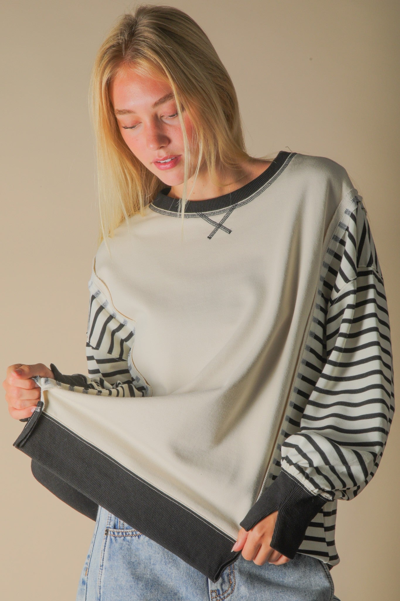 Borrowed Stripes Pullover