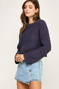 Château Waffle Knit Sweater