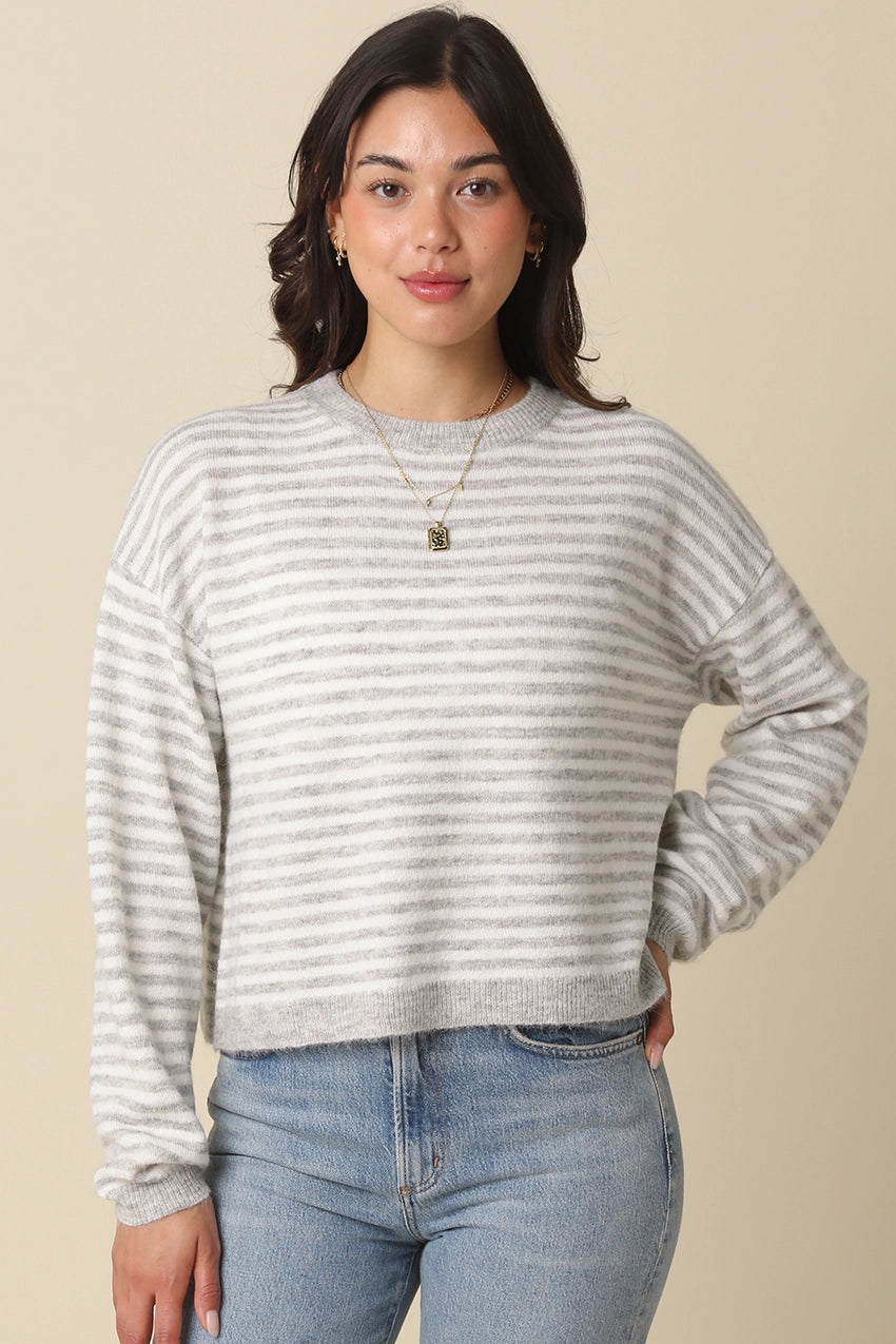 Haley Stripe Knit Top