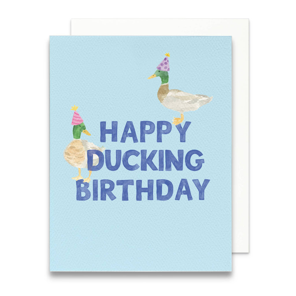 Happy Ducking Birthday Card