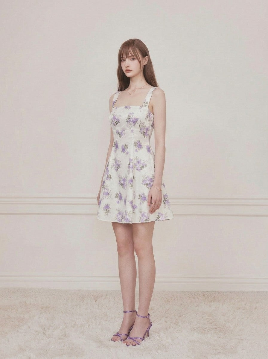 Moonlit Lilac Mini Dress