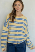 Piper Varsity Stripe Cardigan