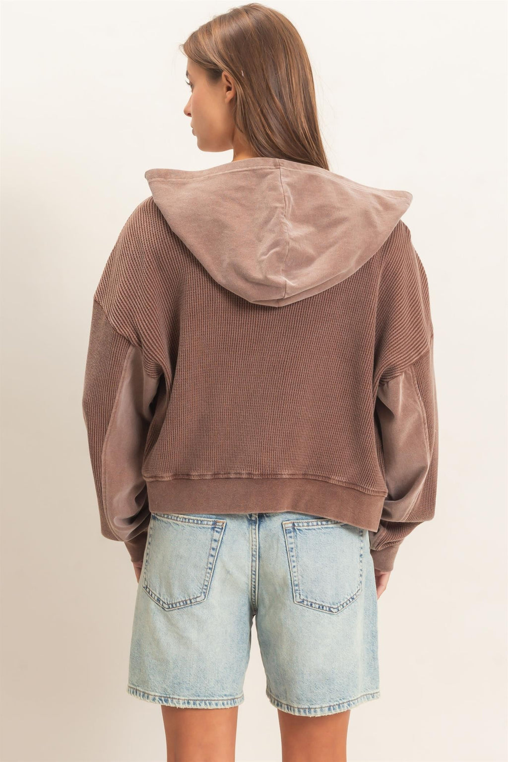Cozy Core Waffle Hoodie
