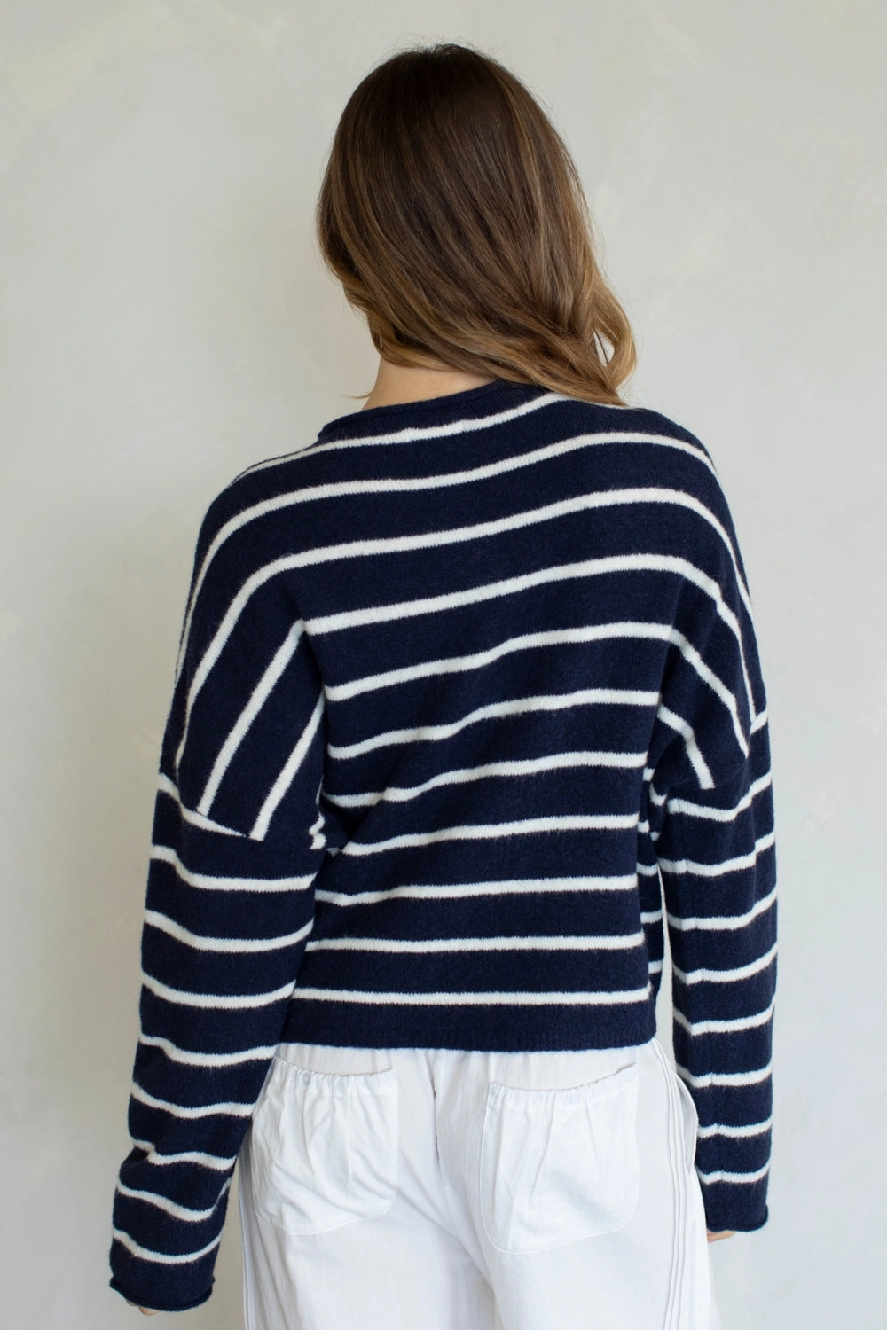 Cabana Striped Piper Cardigan