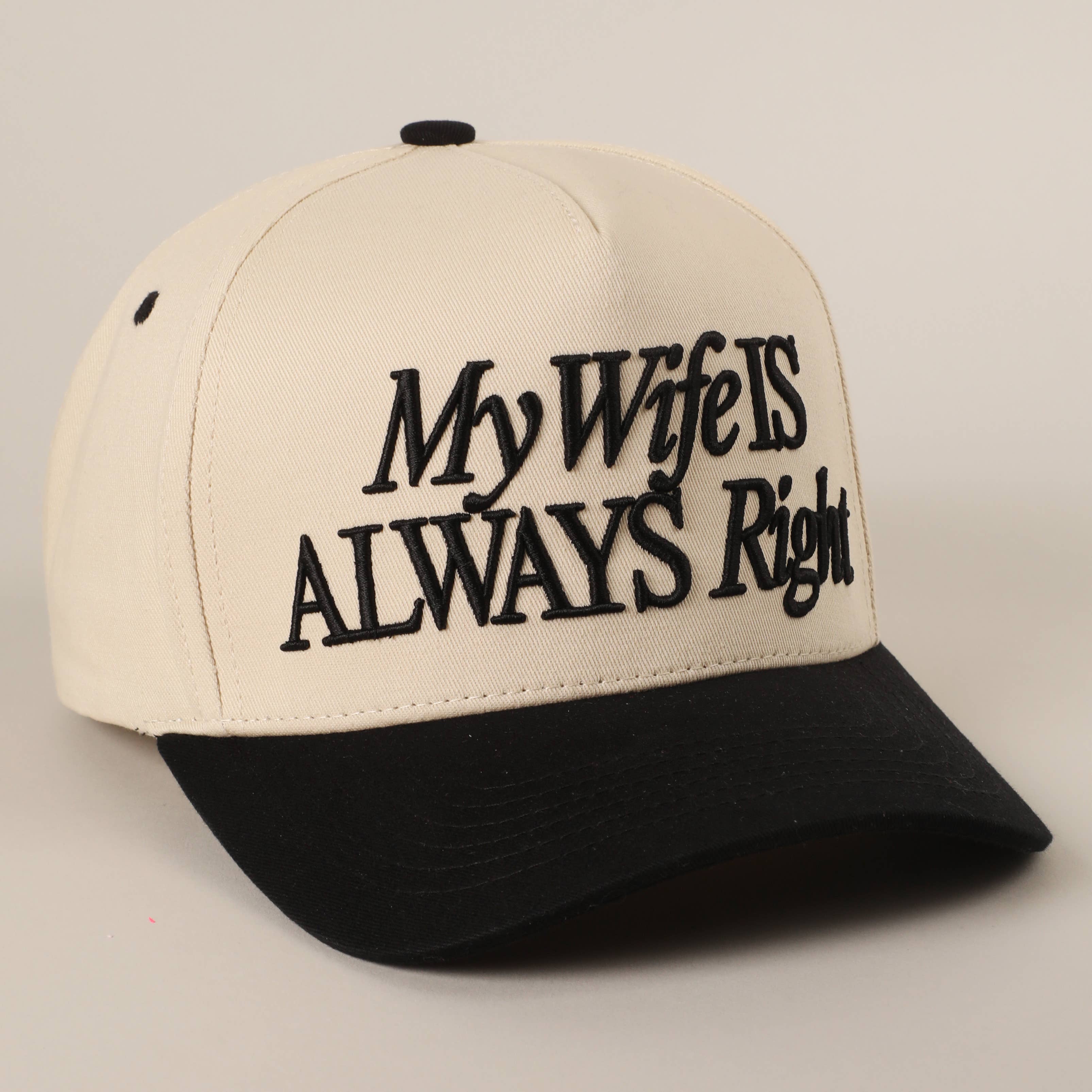 My Wife Is Always Right Snapback