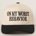 On My Worst Behavior Snapback