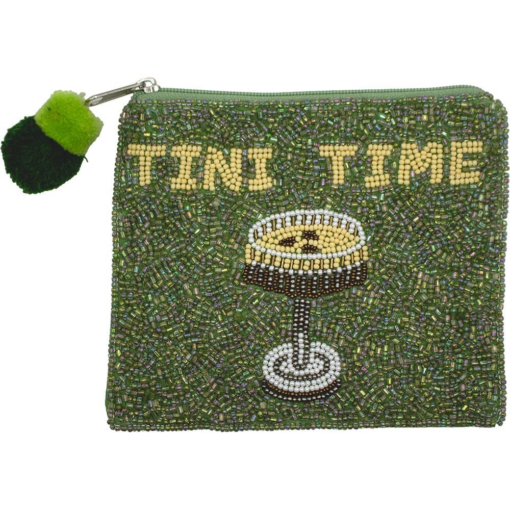 Tine Time Beaded Coin Pouch