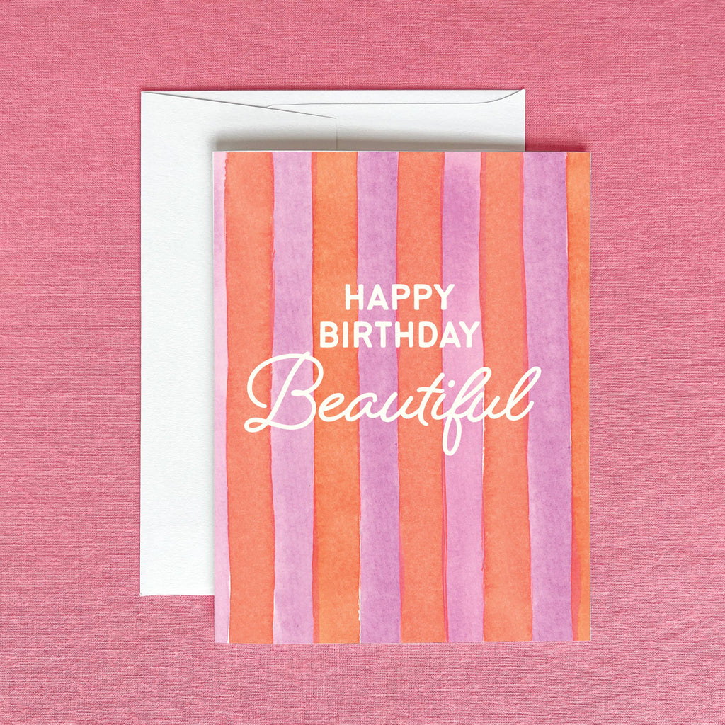 Happy Birthday Beautiful Birthday Card