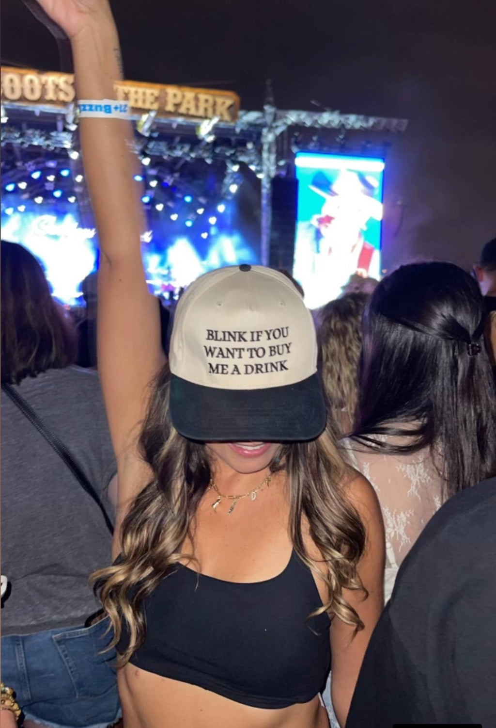  Blink If You Want To Buy Me A Drink Snapback