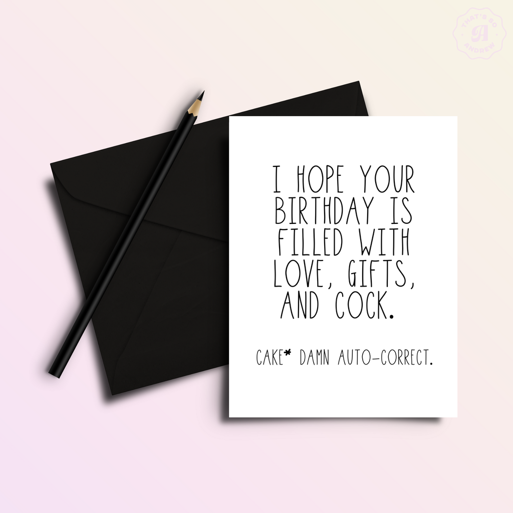 I Hope Your Birthday is Filled Birthday Card