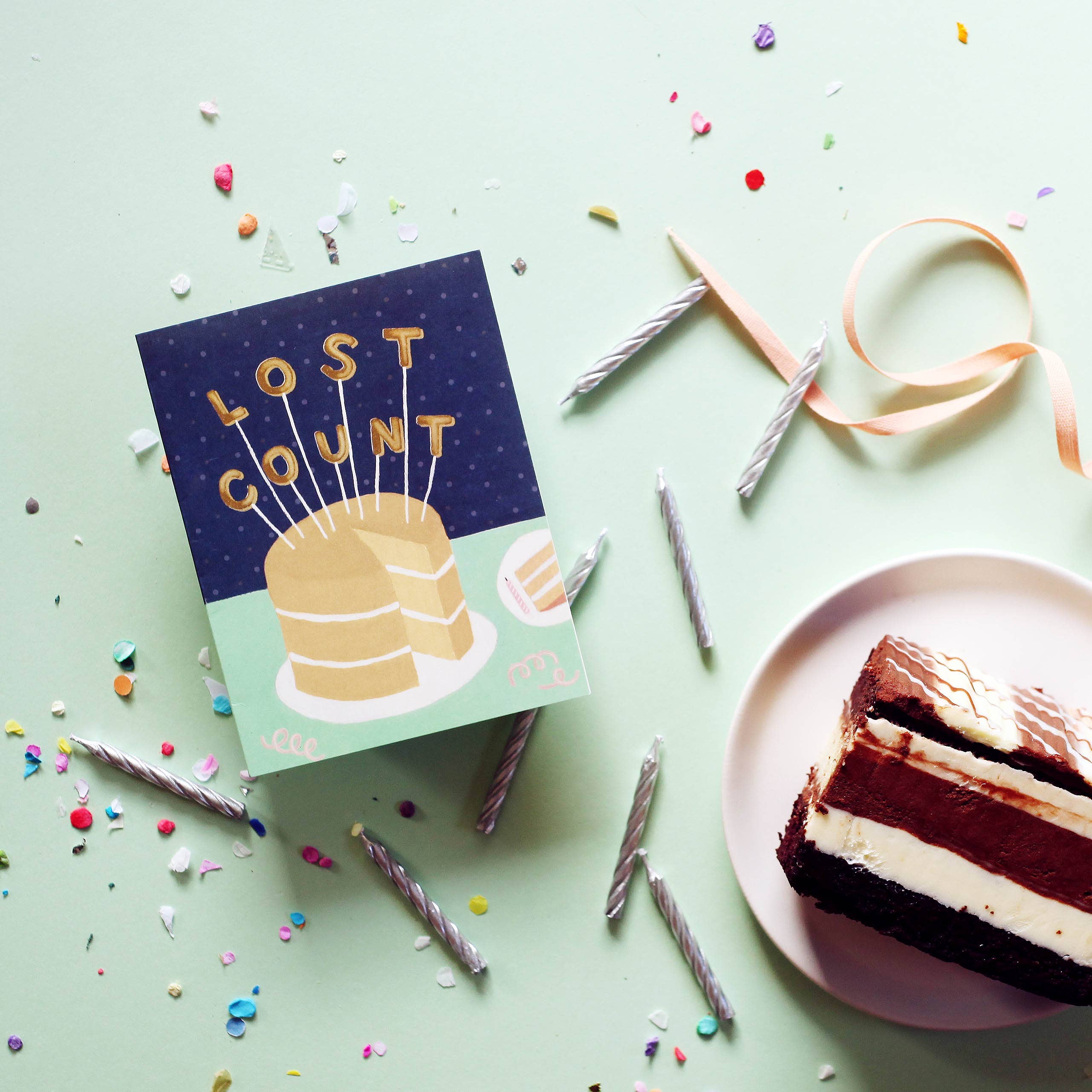 Lost Count Birthday Card