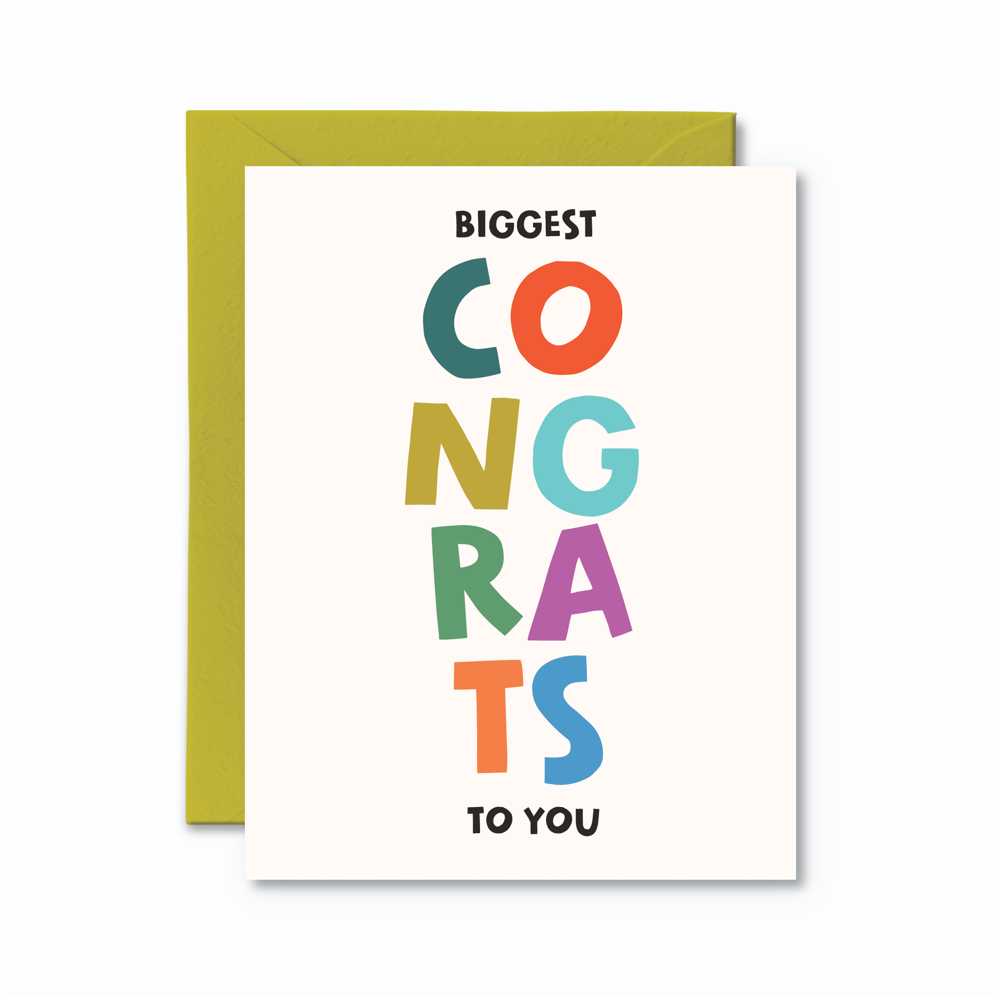 Biggest Congrats Card
