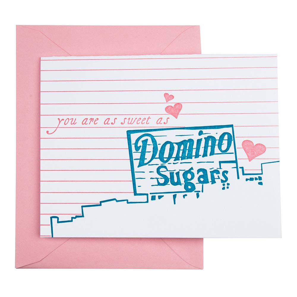 As Sweet As Domino Sugars Baltimore Greeting Card