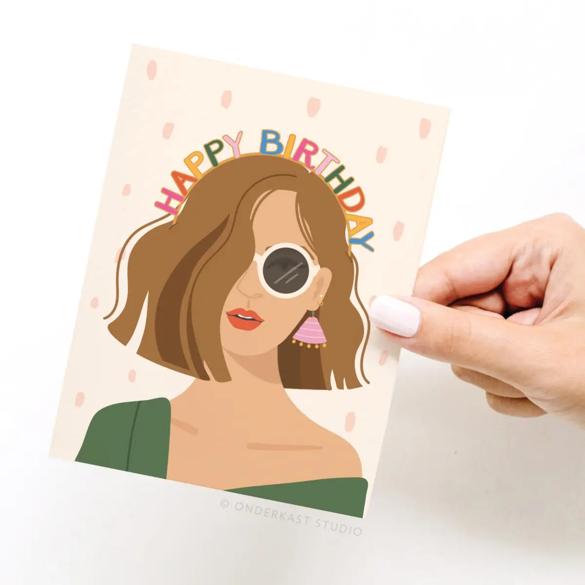 Headband Birthday Card