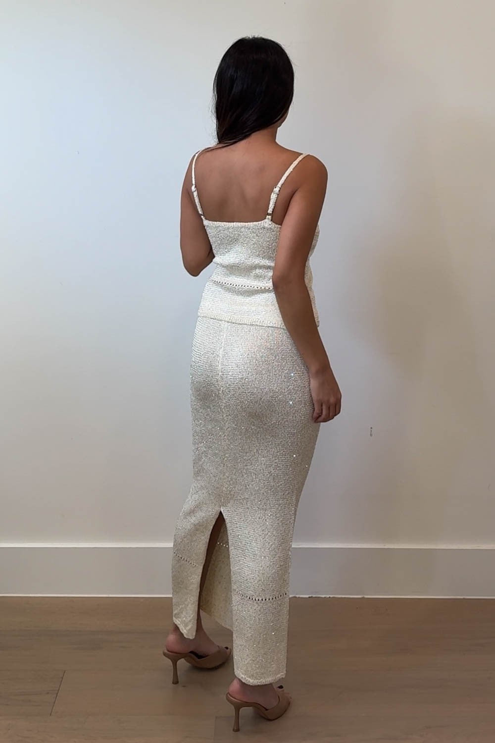 Aurora Sequin Knit Skirt Set