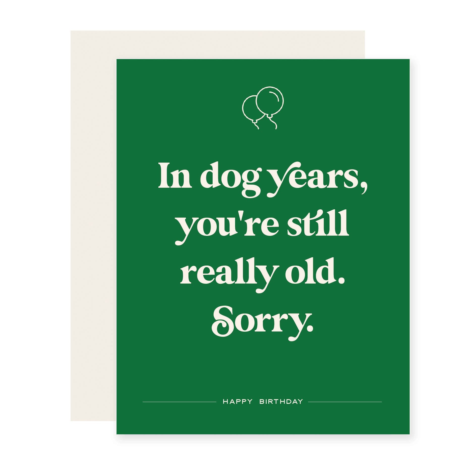 Dog Years Birthday Card