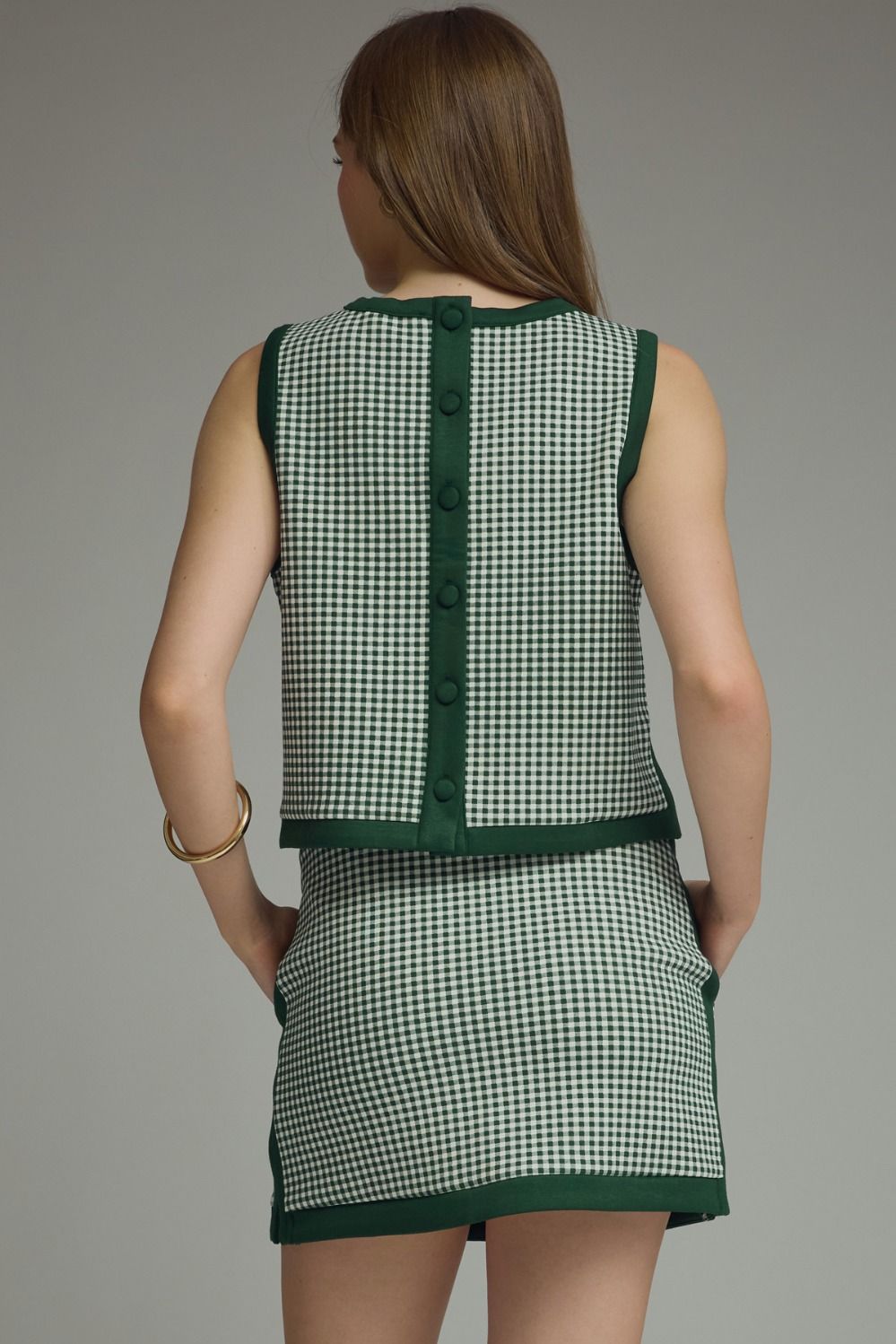 The Tennis Club Gingham Tank Top