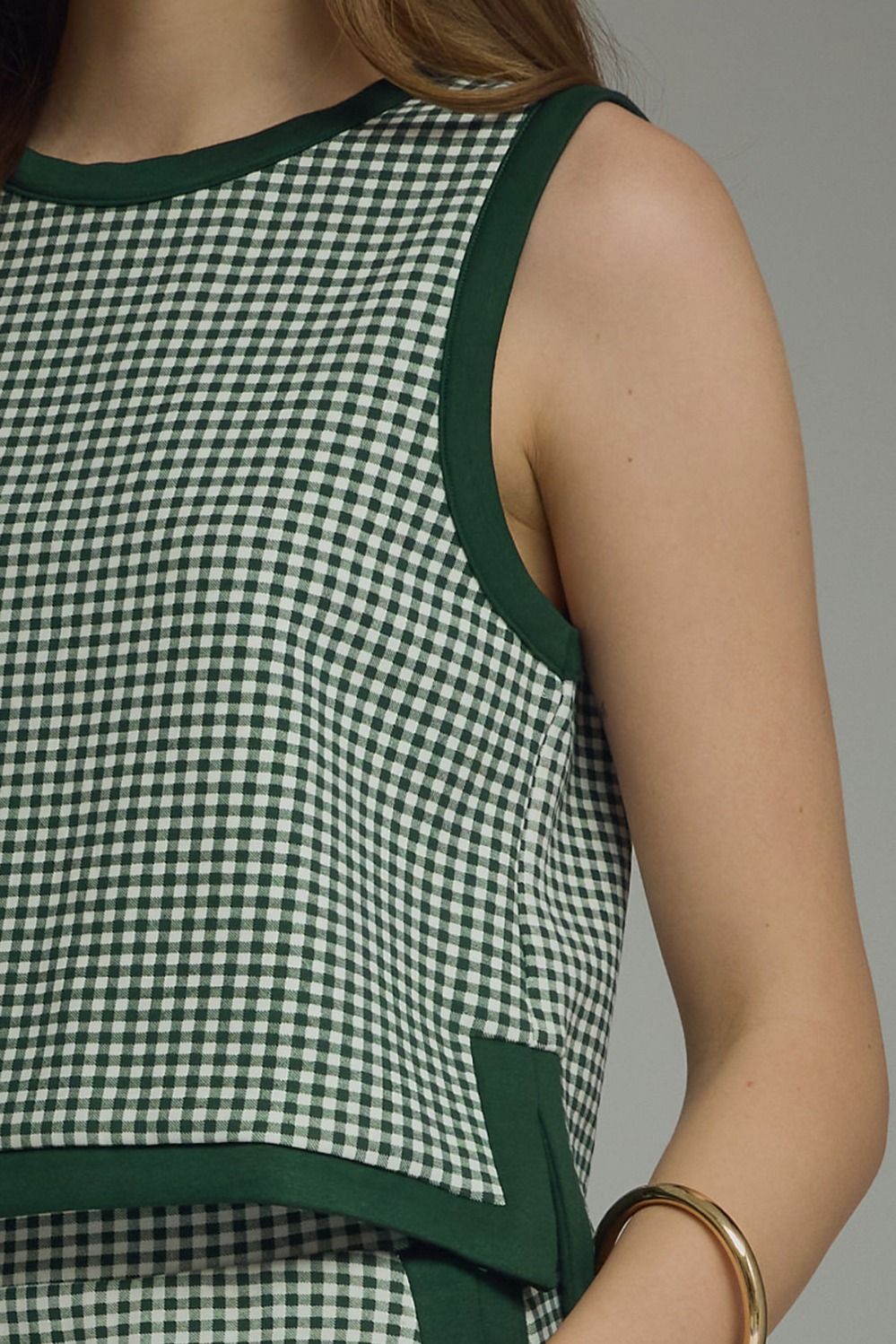 The Tennis Club Gingham Tank Top