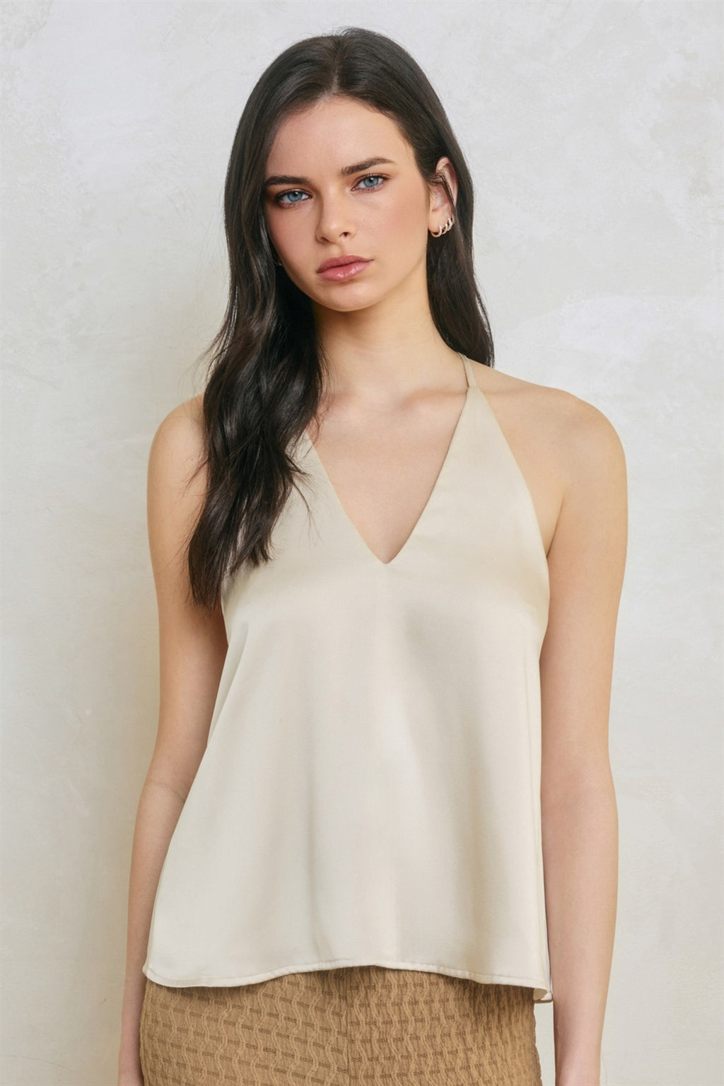 Belle Deep V Tank Top