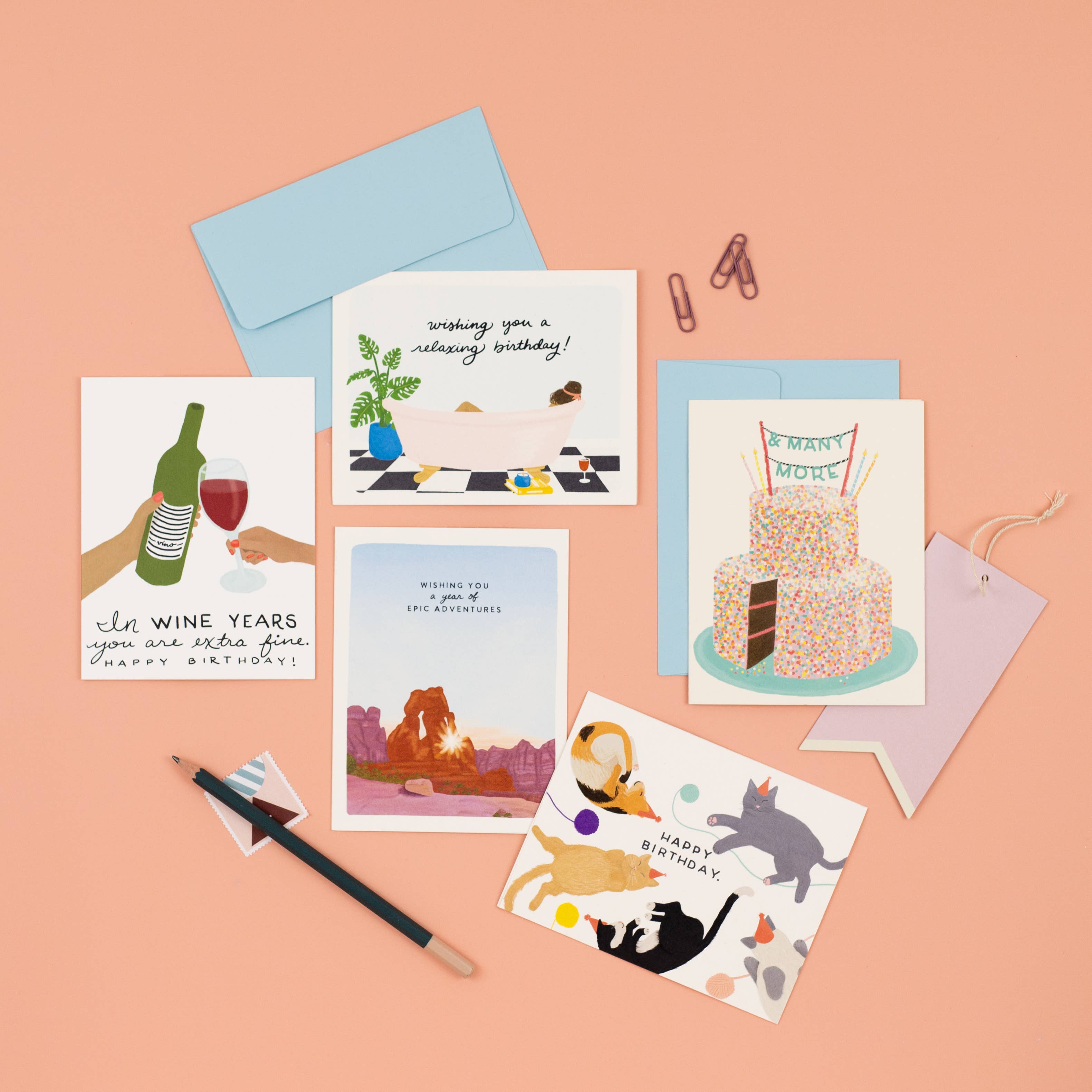 Wine Years Birthday Card