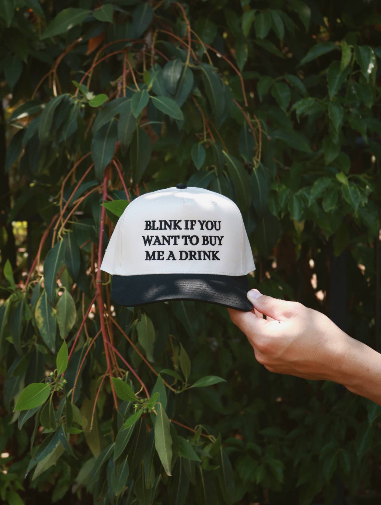  Blink If You Want To Buy Me A Drink Snapback