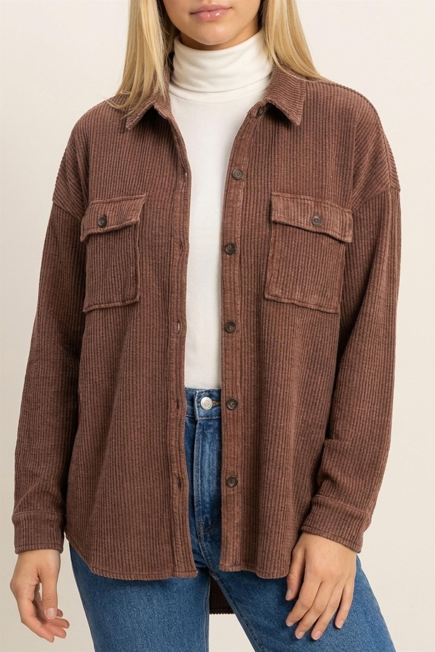 The Mesa Waffle Shacket