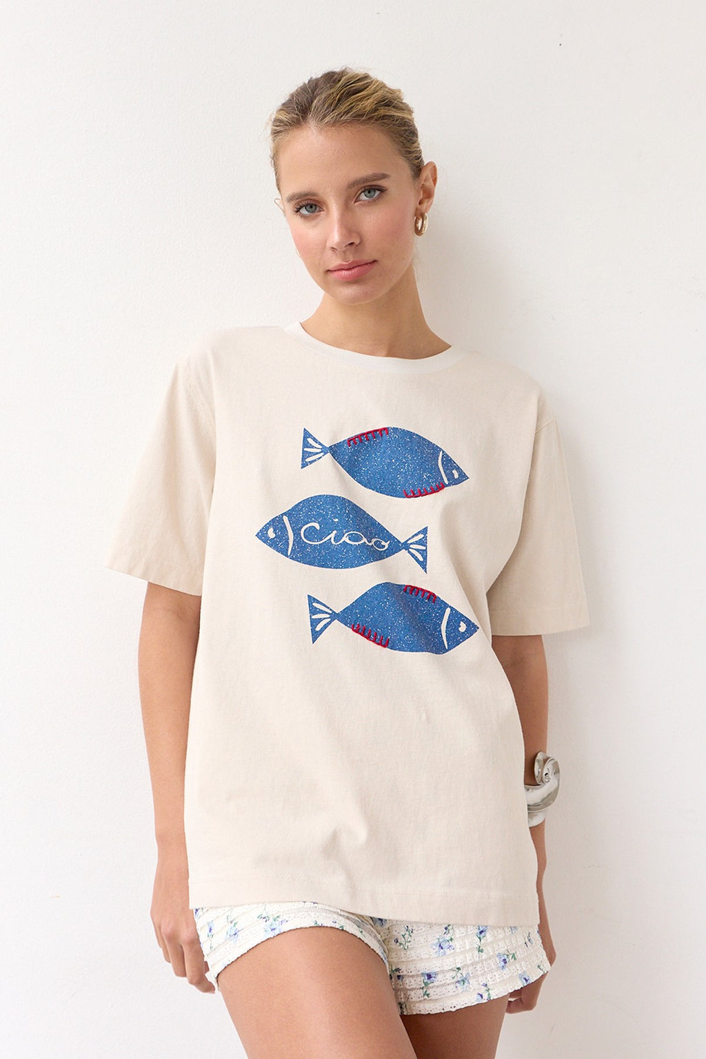 Catch of the Day Stitch Tee