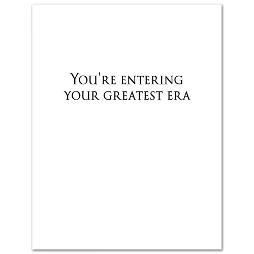 Taylor Greatest Era Birthday Card