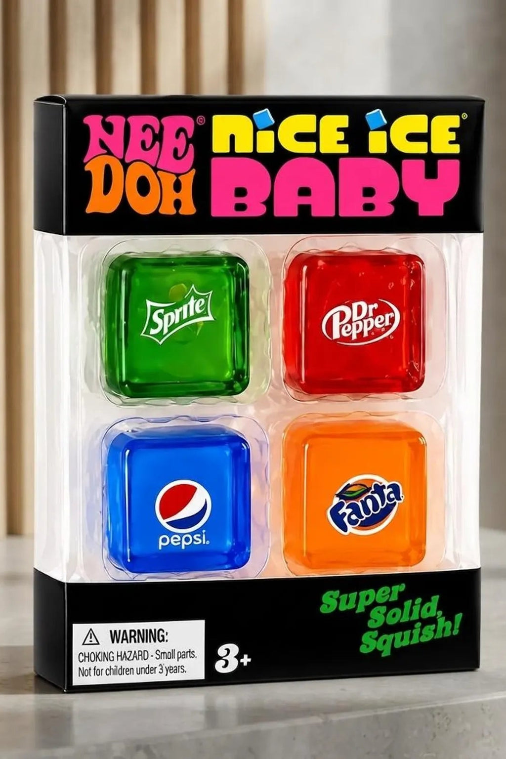 Nice Ice Baby 4 Cube Ice Tray Soda Squish