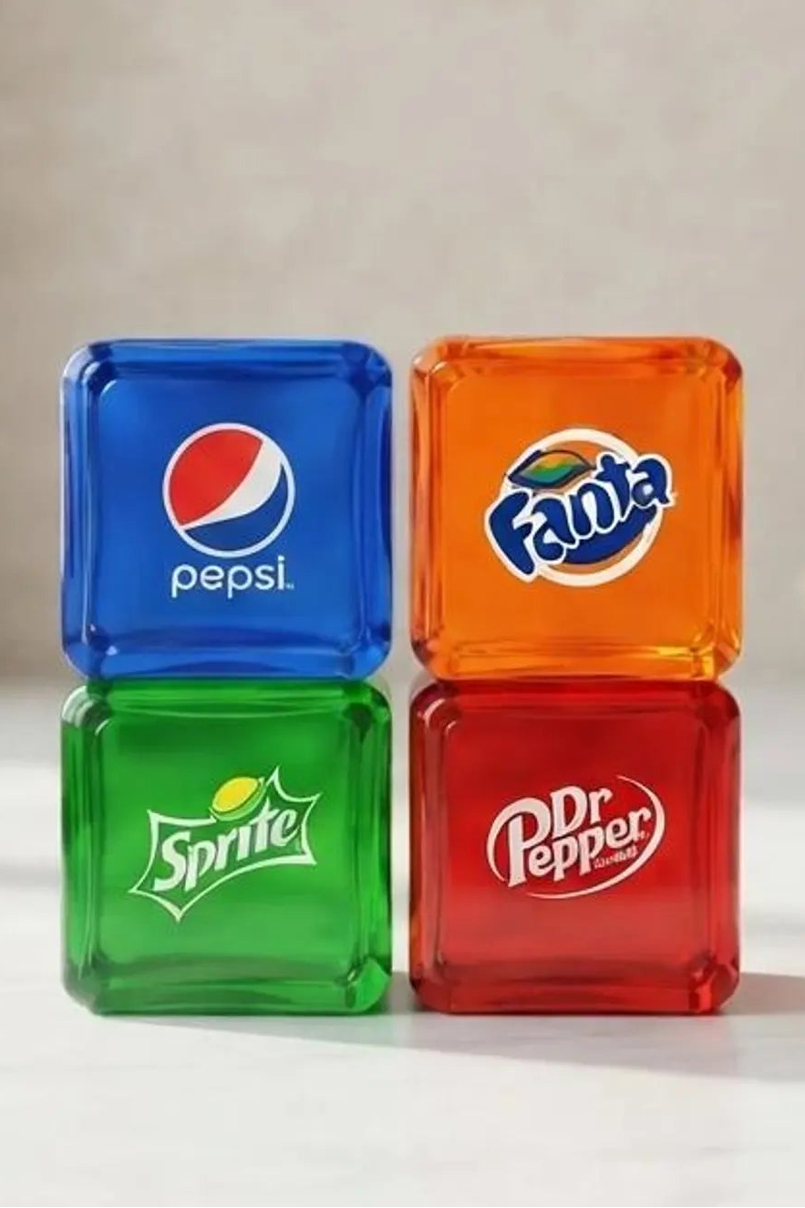 Nice Ice Baby 4 Cube Ice Tray Soda Squish