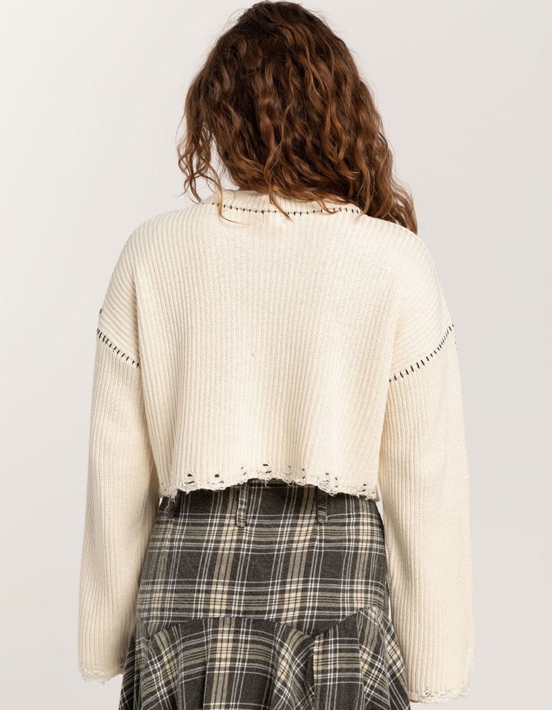 BDG Cropped Stitch Jumper
