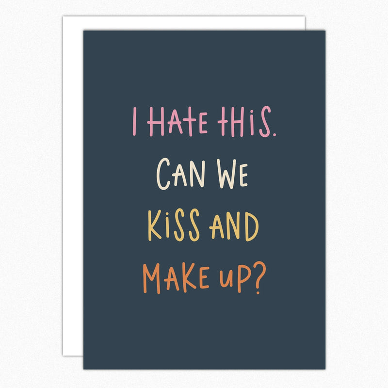 Kiss & Make Up Greeting Card