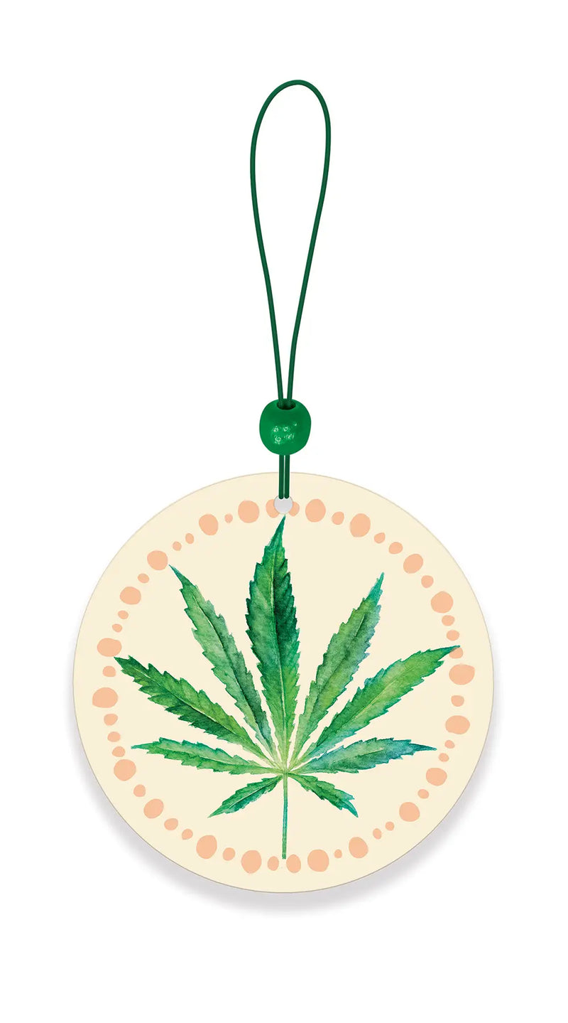 Cannabis Leaf Car Air Freshener