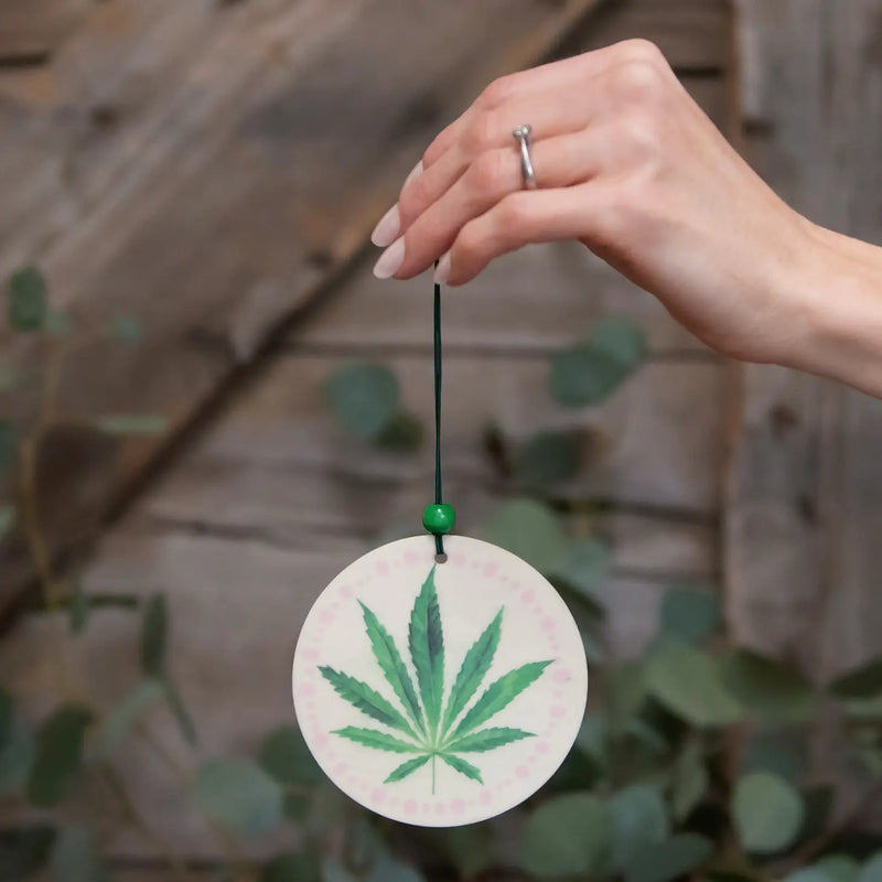 Cannabis Leaf Car Air Freshener