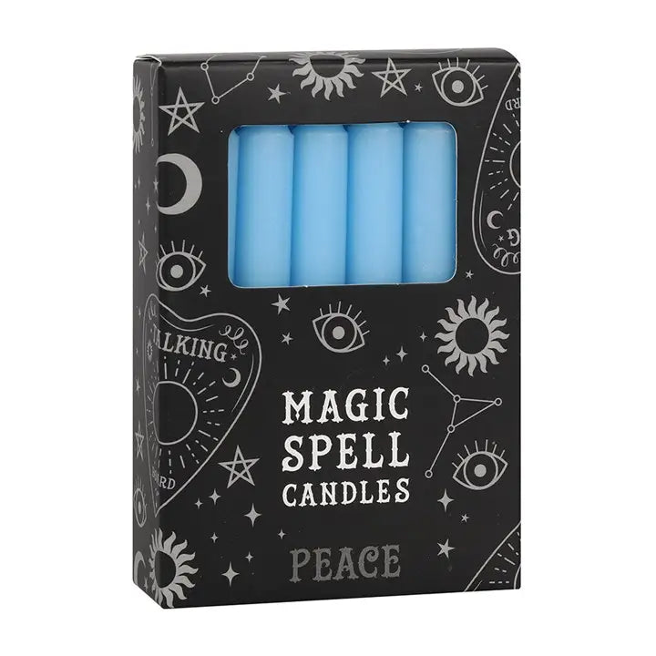Light Blue Peace Spell Candles