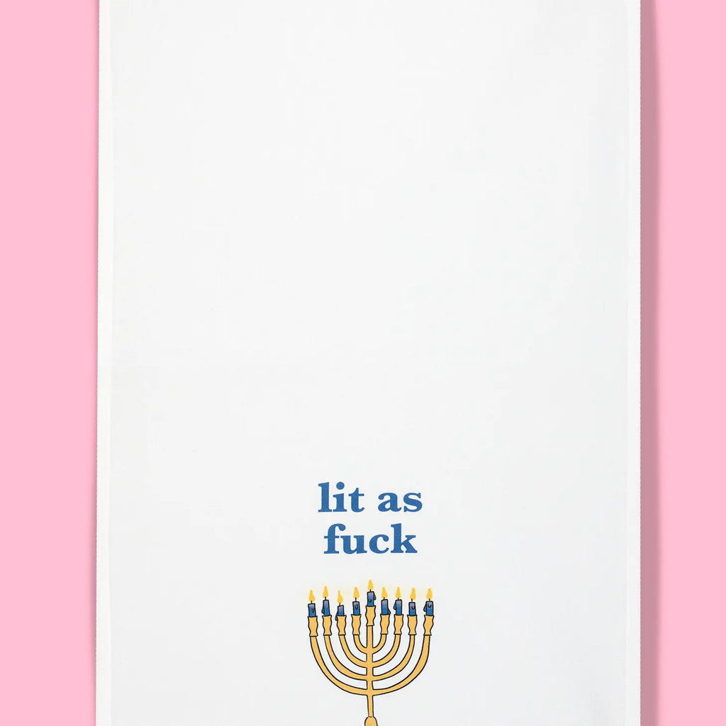 Lit As Fuck Dishtowel