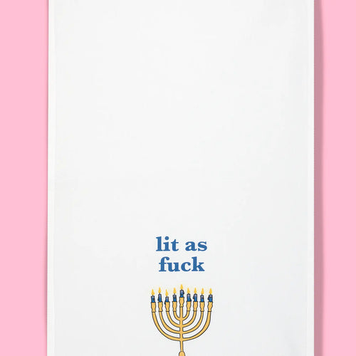 Lit As Fuck Dishtowel