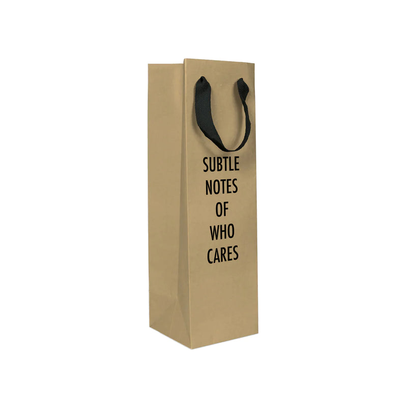 Subtle Notes Wine Bag