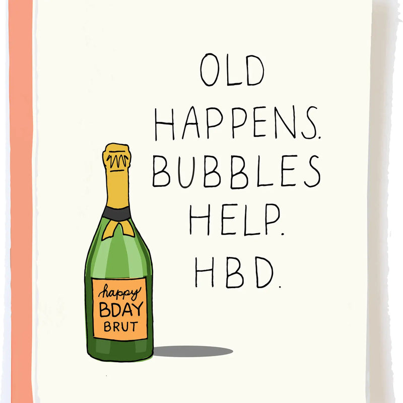 Old Happens Birthday Card