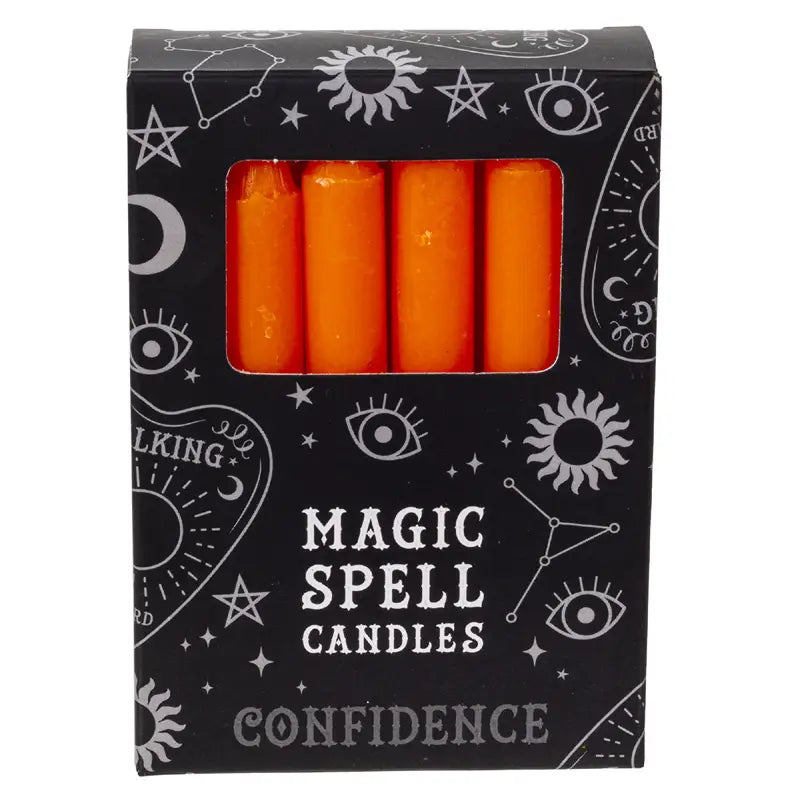 Orange Confidence Spell Candles