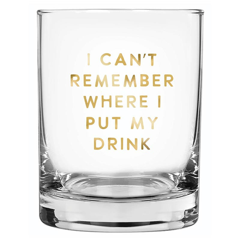 Where I Put My Drink Rocks Glass