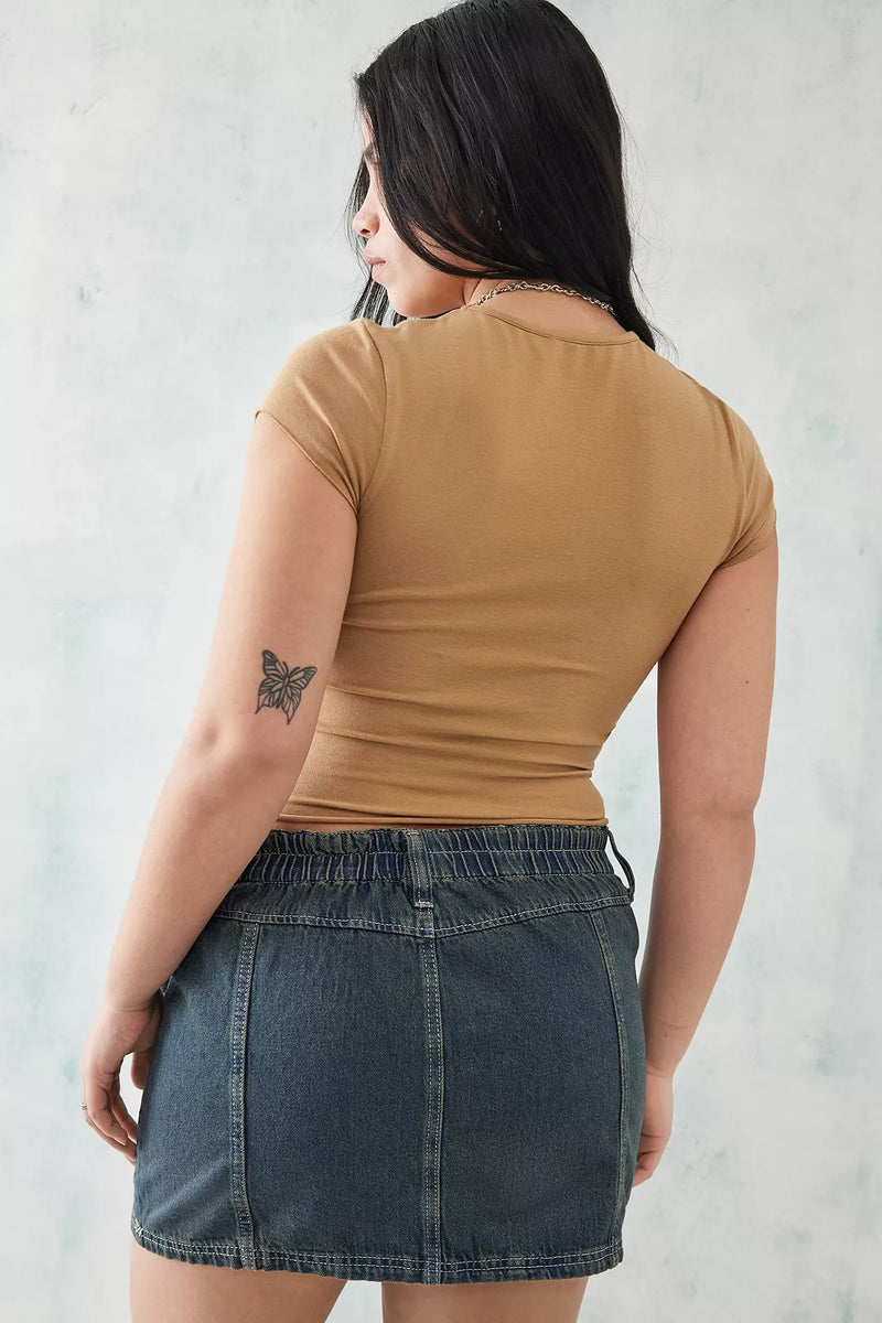 BDG Slinky Cap Sleeve Tee