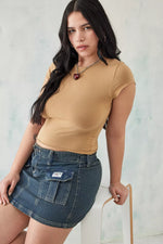 BDG Slinky Cap Sleeve Tee