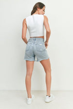 Oakland High Rise Distressed Short