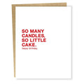 So Many Candles Birthday Card