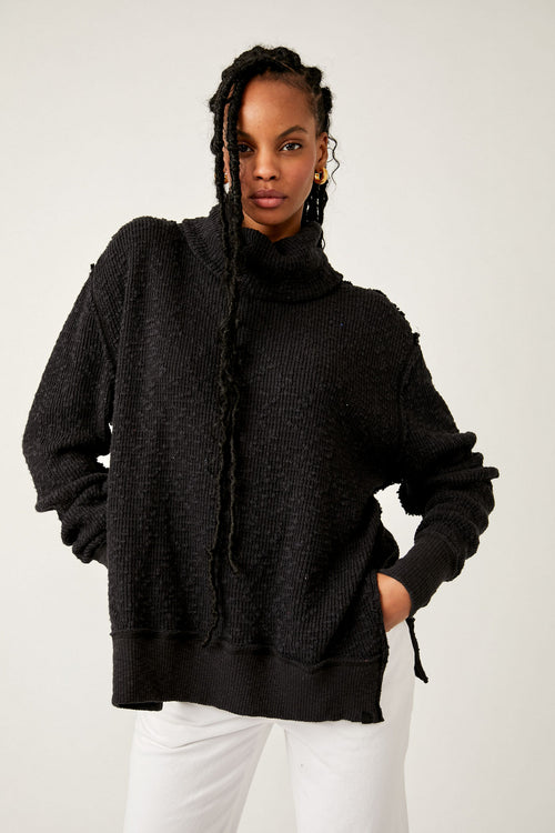Free People Tommy Turtle Knit Top
