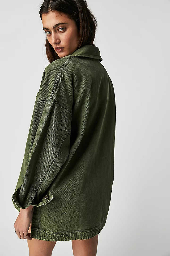 Free People Madison City Twill Jacket